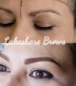 Eyebrow Tattoo result by Lakeshore Brows in Jenison, MI