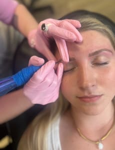 Eyebrow Tattoo result by Lakeside Aesthetics Spa in Winthrop, ME