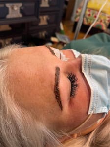 Eyebrow Tattoo result by Lamar Beauty Bar (lashedbyshannon) in Glasgow, KY