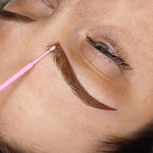 Eyebrow Tattoo result by Lammergeier Studio in Bellingham, WA