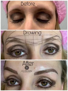 Eyebrow Tattoo result by Lan Aura Beauty in Aubrey, TX