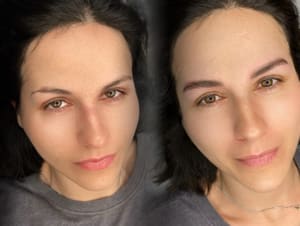 Eyebrow Tattoo result by LANA Permanent Makeup in West Bloomfield Township, MI