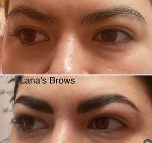 Eyebrow Tattoo result by Lana's Brows Permanent Make-Up in Boca Raton, FL