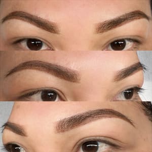 Eyebrow Tattoo result by Lanie tattoo permanent makeup & lash extensions in Columbus, OH