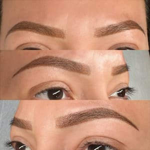 Eyebrow Tattoo result by Lanie tattoo permanent makeup & lash extensions in Columbus, OH