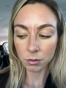 Eyebrow Tattoo result by LaPierre Lash & Brow Studio in New Smyrna Beach, FL