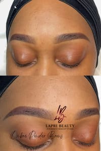 Eyebrow Tattoo result by Lapri Beauty in Greenbelt, MD