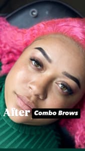 Eyebrow Tattoo result by Lara Skincare and Beauty in Tampa, FL