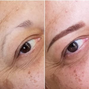 Eyebrow Tattoo result by Lash and Beauty in La Ca Ada Flintridge, CA