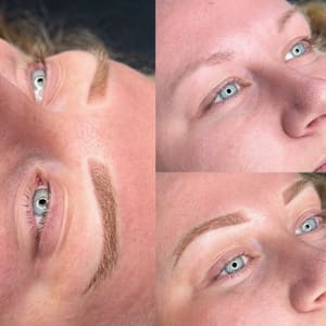 Eyebrow Tattoo result by Lash and Brow Esthetics Specialist in Russell, KY