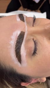 Eyebrow Tattoo result by Lash and Glow Studio in San Fernando, CA