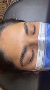 Eyebrow Tattoo result by Lash and Glow Studio in San Fernando, CA