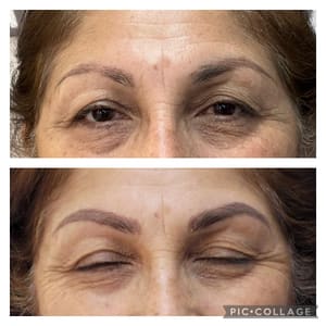 Eyebrow Tattoo result by Lash Artist Extensions, Professional Makeup Artist, and Microblading Specialist in Staten Island, NY