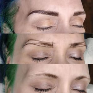 Eyebrow Tattoo result by Lash Beauty and Beyond Eyelash Extensions Microblading in Red Bank, NJ