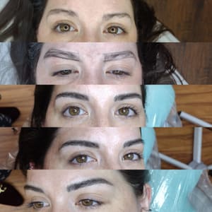 Eyebrow Tattoo result by Lash Beauty and Beyond Eyelash Extensions Microblading in Red Bank, NJ
