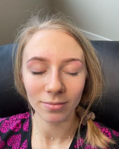 Eyebrow Tattoo result by Lash + Beauty Bar in Germantown, WI