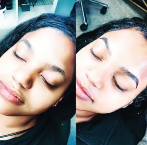 Eyebrow Tattoo result by Lash & Brow Artist by N. LaFontaine in Baton Rouge, LA