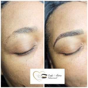 Eyebrow Tattoo result by Lash&Brow Enhancement in Piscataway, NJ