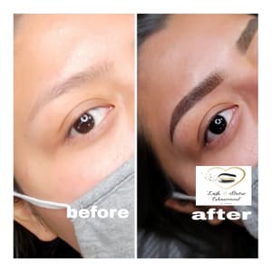 Eyebrow Tattoo result by Lash&Brow Enhancement in Piscataway, NJ