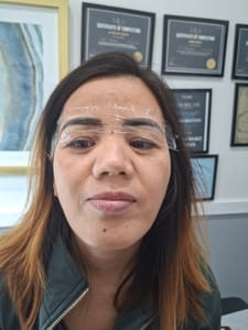 Eyebrow Tattoo result by Lash & Brow Studio silver lake Los Angeles Ca in Los Angeles, CA