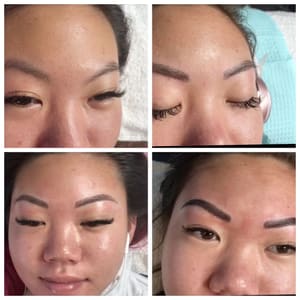 Eyebrow Tattoo result by Lash Factor Studio in Tucson, AZ