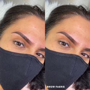 Eyebrow Tattoo result by Lash Faerie in Woodland Hills, CA