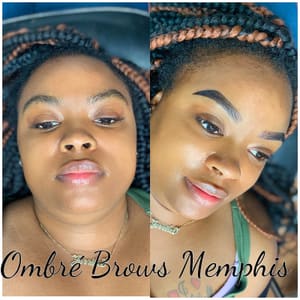 Eyebrow Tattoo result by Lash Girl Studios(Tattoo Brows) in Memphis, TN