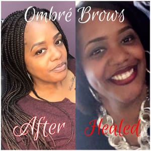 Eyebrow Tattoo result by Lash Girl Studios(Tattoo Brows) in Memphis, TN