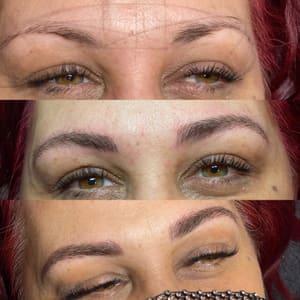 Eyebrow Tattoo result by Lash Out Esthetics in Grandville, MI