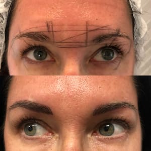 Eyebrow Tattoo result by Lash Out Esthetics in Grandville, MI