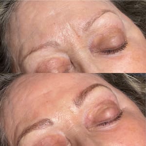 Eyebrow Tattoo result by Lash Out Esthetics in Grandville, MI