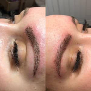 Eyebrow Tattoo result by Lash Out Esthetics in Grandville, MI