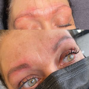 Eyebrow Tattoo result by Lash Out Esthetics in Grandville, MI