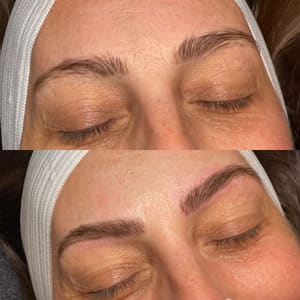 Eyebrow Tattoo result by Lash Out Esthetics in Grandville, MI