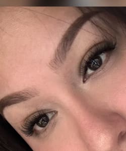 Eyebrow Tattoo result by Lash Owl Mobil Services in Palmdale, CA