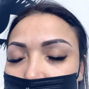 Eyebrow Tattoo result by Lash Professionals in Bakersfield, CA