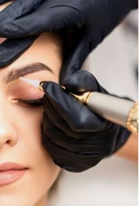 Eyebrow Tattoo result by Lash Ranch and Brow Bar in Springtown, TX