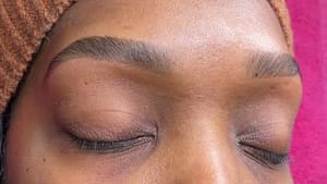 Eyebrow Tattoo result by Lash Squared Beauty in Evanston, IL