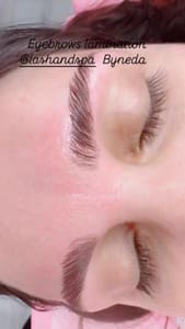 Eyebrow Tattoo result by LashandSpaByNeda LLC in Vienna, VA