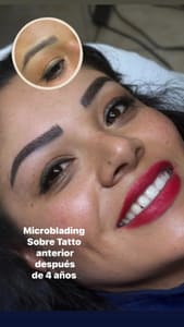 Eyebrow Tattoo result by Lashbrow Skin & Body Care in Edinburg, TX