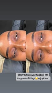 Eyebrow Tattoo result by Lashed and boujee in Riverside, CA