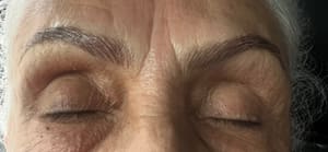 Eyebrow Tattoo result by Lashed and boujee in Riverside, CA