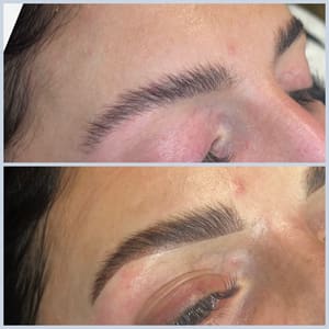 Eyebrow Tattoo result by Lashed By Katie R in Mcdonald, OH