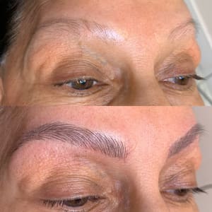 Eyebrow Tattoo result by Lashed Ink in Englewood, CO