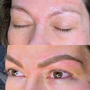 Eyebrow Tattoo result by Lashed Ink in Englewood, CO