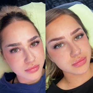 Eyebrow Tattoo result by Lashed Ink in Englewood, CO