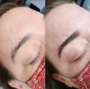 Eyebrow Tattoo result by Lashes a la Mode in Plano, TX