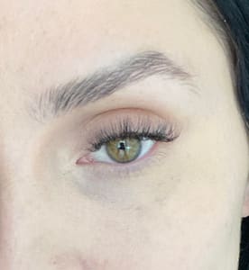 Eyebrow Tattoo result by Lashes a la Mode in Plano, TX