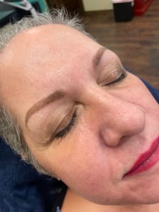 Eyebrow Tattoo result by Lashes and Brows by Joelle in Garden City, ID