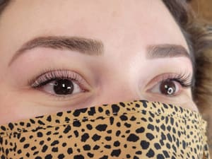 Eyebrow Tattoo result by Lashes and Brows Studio Johanna NC in Gastonia, NC